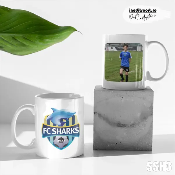 Cana personalizata F.C. Sharks SSH3