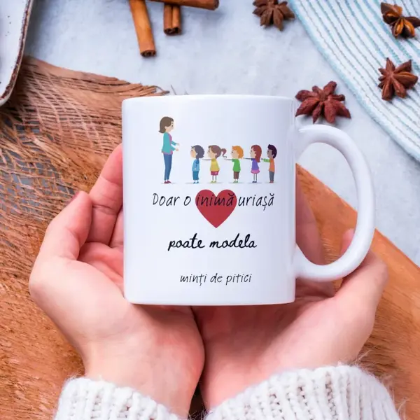 Cana personalizata pentru doamna educatoare invatatoare