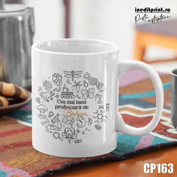 Cana personalizata Profesori de Biologie CP163