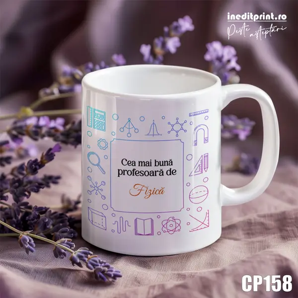 Cana personalizata Profesori de Fizica CP158