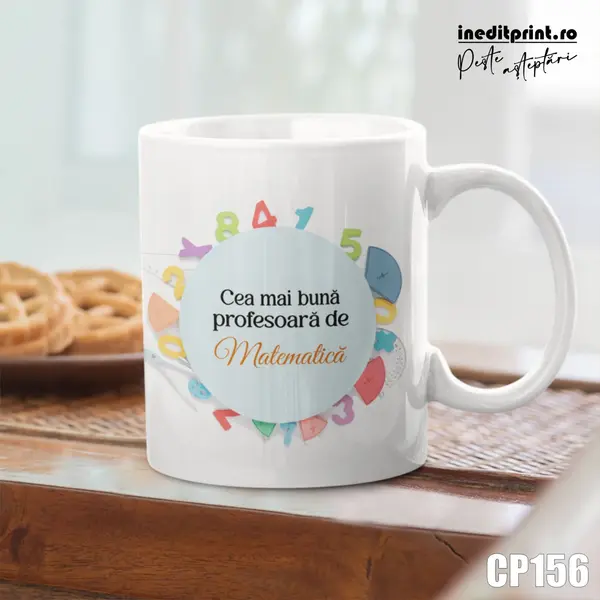 Cana personalizata Profesori de Matematica CP156