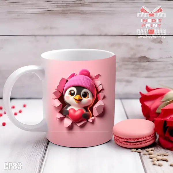 Cana Pinguin CP83 Interior si toartă albastră