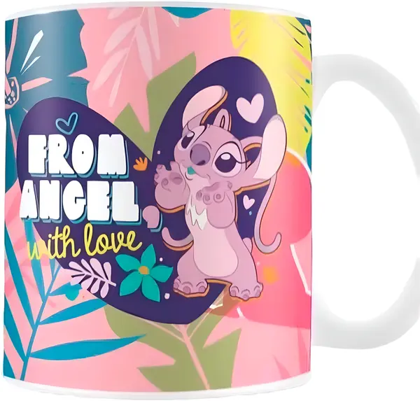 Cană Pyramid Disney: Lilo & Stitch - From Angel With Love