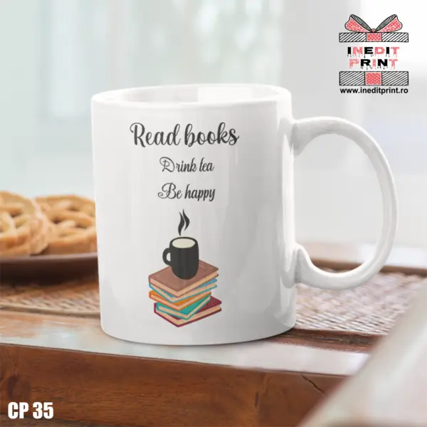 Cana Read books CP35 Interior si toartă roz
