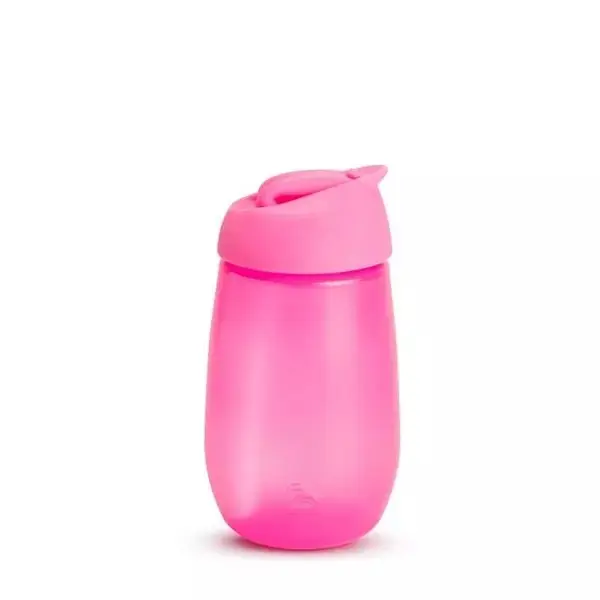 Cana Simple Clean Munchkin cu pai 296ml 12L+ pink