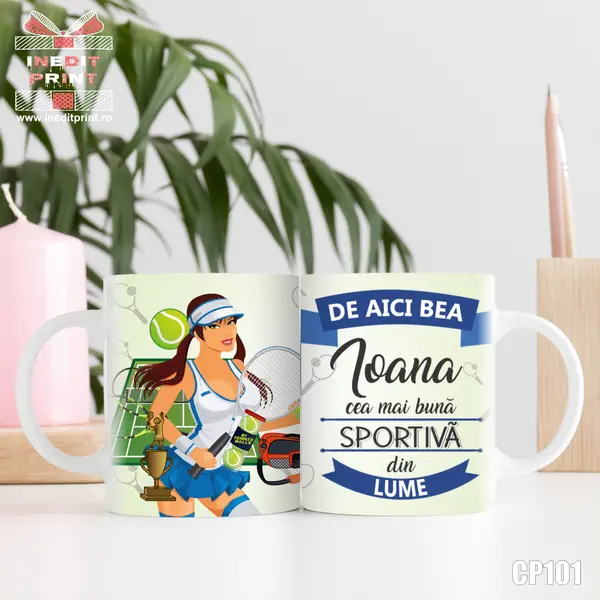 Cana SPORTIVA CP101 Interior si toartă vișinie