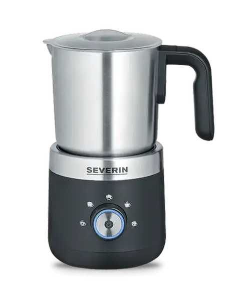 Cana spumanta de lapte Severin SM 3588, 0.15 l spumare / 300 ml incalzire (Argintiu/Negru)