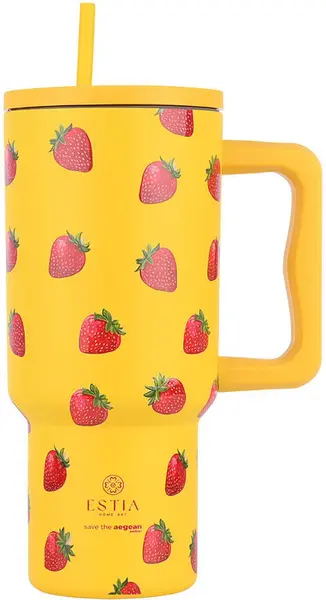 Cană termică Estia Save the Aegean - Berry Bright, 900 ml