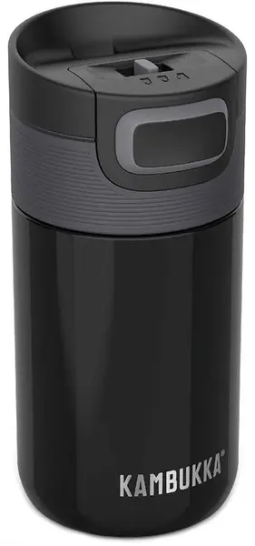 Cană termică Kambukka Etna - neagra, 300ml