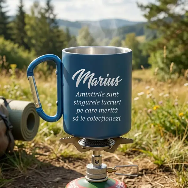 Cana Termica metalica NASIK Personalizata CP170 Albastru