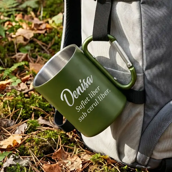 Cana Termica metalica NASIK Personalizata CP170 Verde