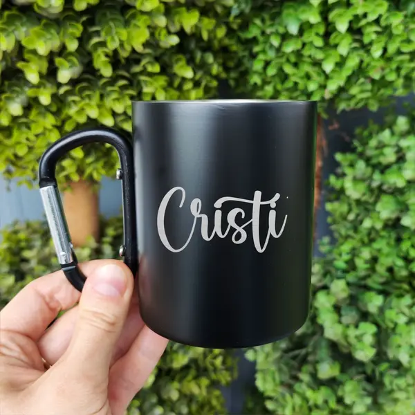 Cana Termica metalica NASIK Personalizata Faith MC30 Negru
