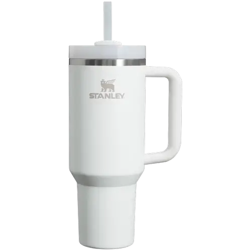 Cana termos cu pai Stanley The Quencher H2.O FlowState Tumbler 1.18L, 10-10824-803, Alb