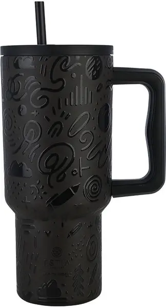 Cana termos Estia Save the Aegean - Noir Echo, 900 ml