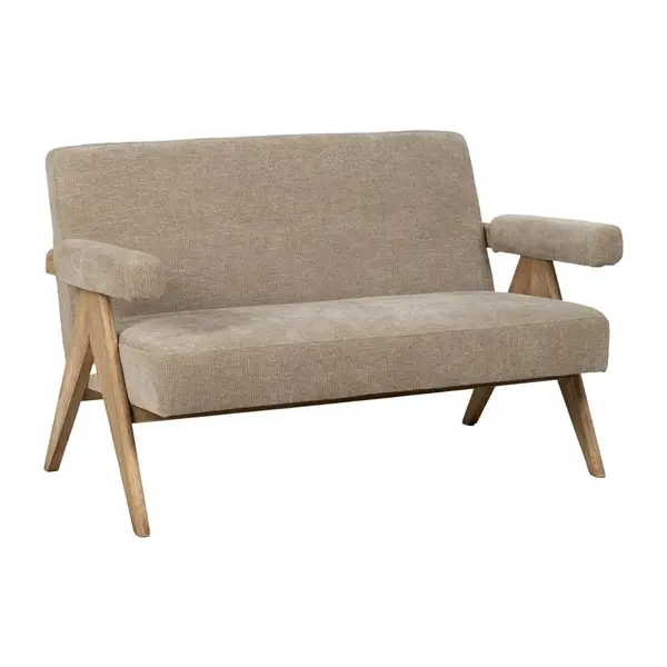 Canapea 2 locuri HUDSON 134 CM - Beige