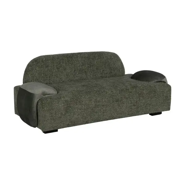 Canapea 2 locuri LORNAK GREEN 180 CM - Verde