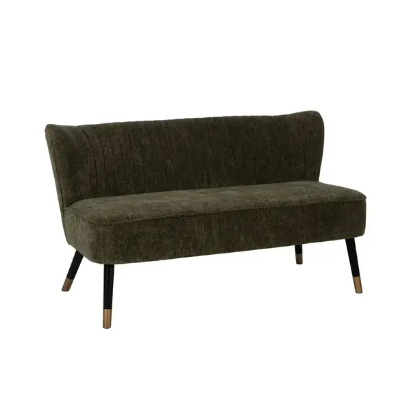 Canapea 2 locuri VALERI 134 CM - Verde