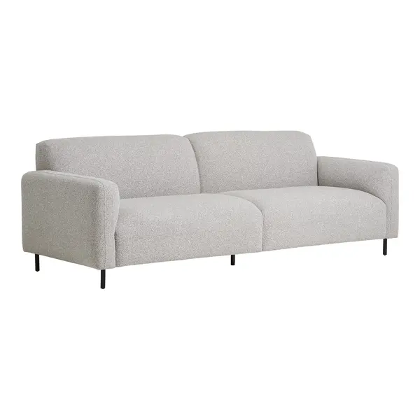 Canapea 3 locuri ALVADOR BOUCLE 228 CM - Grey