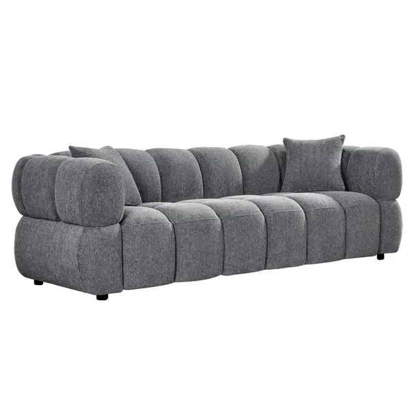 Canapea 3 locuri AMIRIA 220CM - Grey