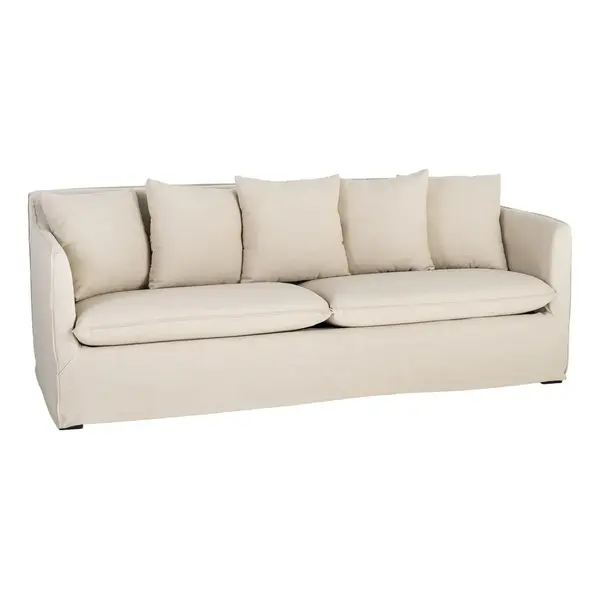 Canapea 3 locuri FRIELO TAUPE 215 CM - Taupe
