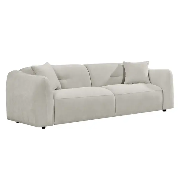 Canapea 3 locuri MASTRO 228 CM - Cream