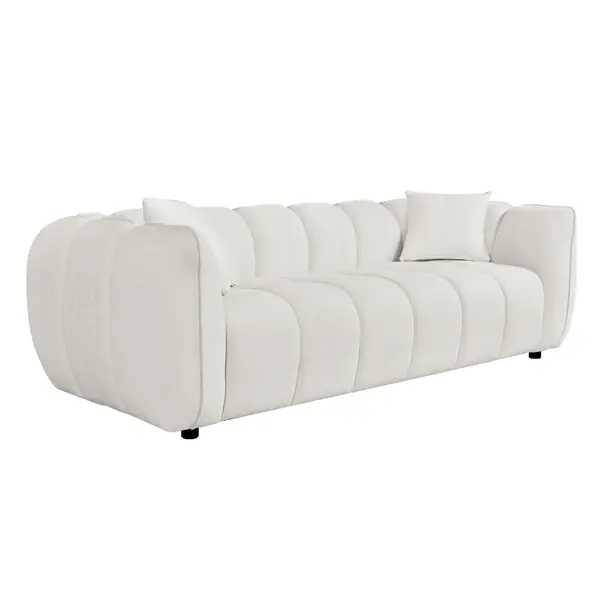 Canapea 3 locuri NIMFA 229 CM - Cream