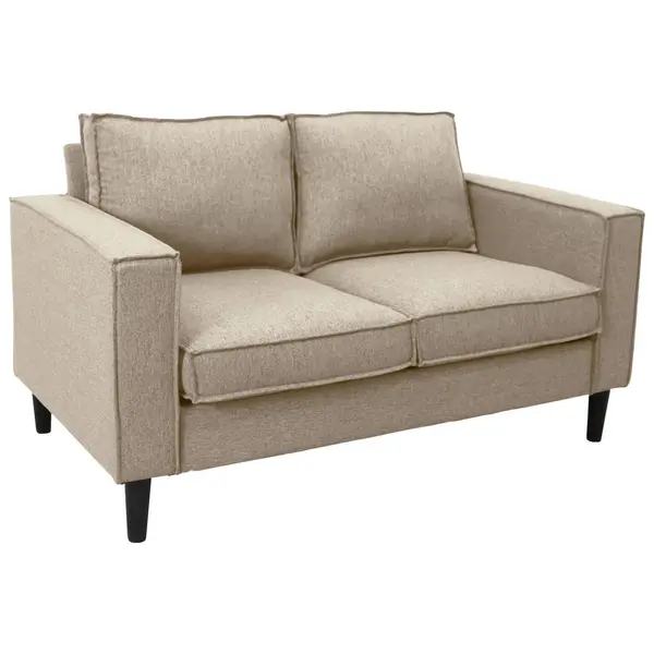 Canapea Cu 2 Locuri, textil, bej