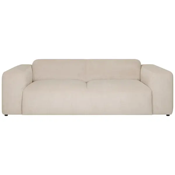 Canapea Cu 3 Locuri, textil, bej