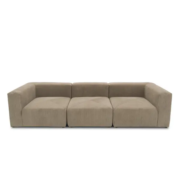Canapea Cu 3 Locuri, textil, nămol