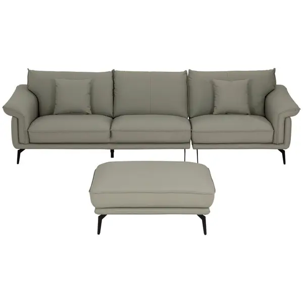 Canapea Cu 3 Locuri, textil, taupe