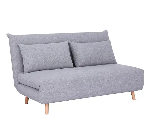 Canapea extensibila 2 locuri JEREMY 147 CM - Grey