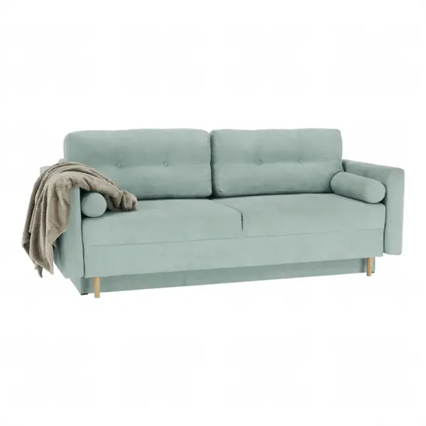 Canapea extensibila 3 locuri CAMELAS TEX 216 CM - Verde menta