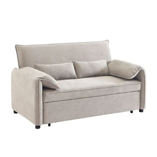 Canapea extensibila 3 locuri GIRADO 161 CM - Beige