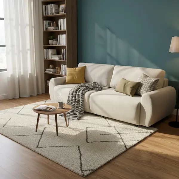 Canapea extensibila 3 locuri, Hungie, Bej, 250x92x89 cm