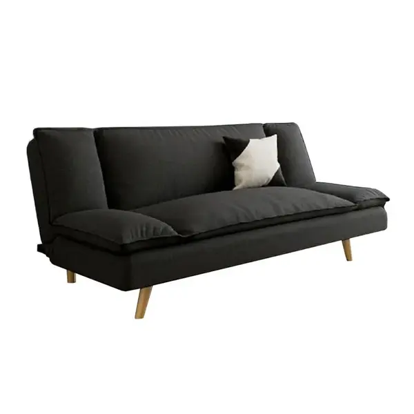 Canapea extensibila 3 locuri OBERON 191 CM - Gri inchis
