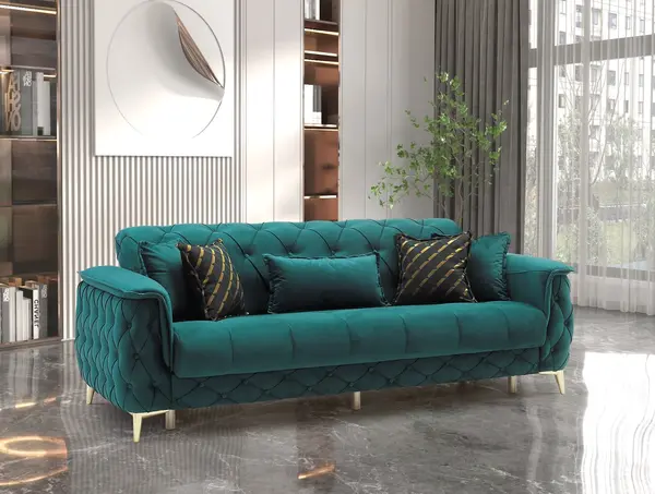 Canapea extensibila Cordoba, Verde