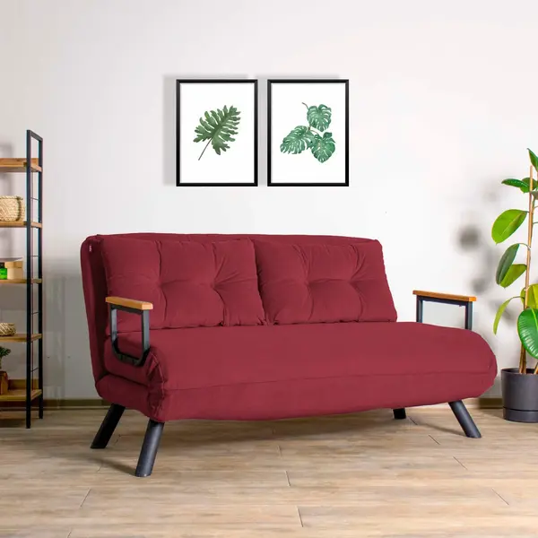Canapea extensibila cu 2 locuri Micic, 133x78x78 cm
