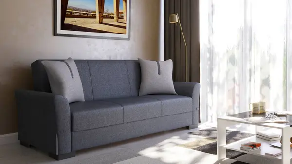 Canapea extensibila Lina, Gri