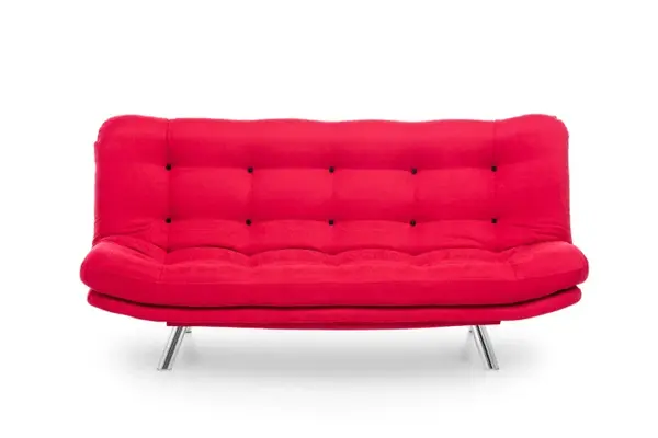 Canapea extensibila MISA, 3 locuri, rosu, 200x105x95 cm