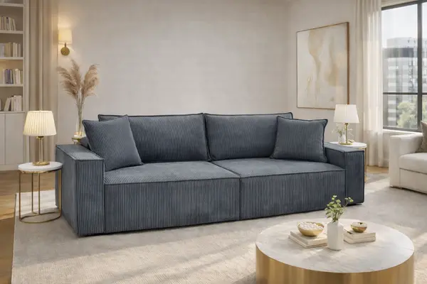 Canapea extensibila Murano, Gri