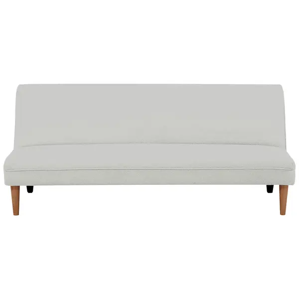 Canapea Extensibilă, textil, alb