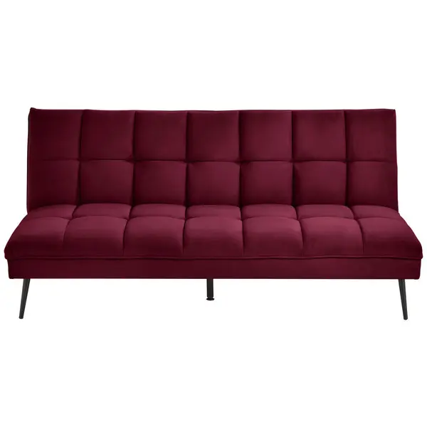Canapea Extensibilă, textil, bordo