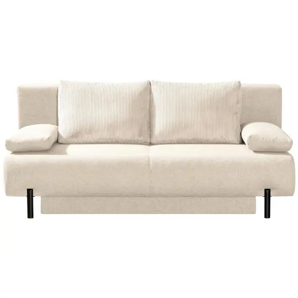 Canapea Extensibilă, textil, culoare natur