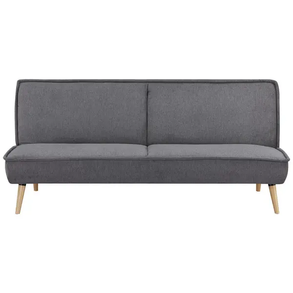 Canapea Extensibilă, textil, gri