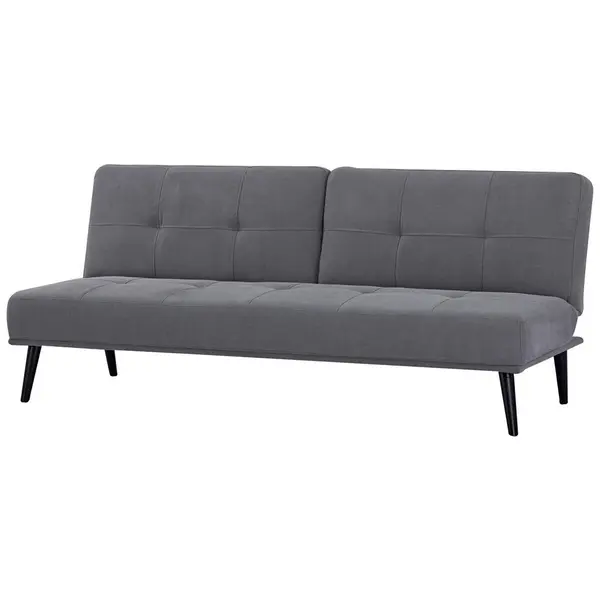 Canapea Extensibilă, textil, gri