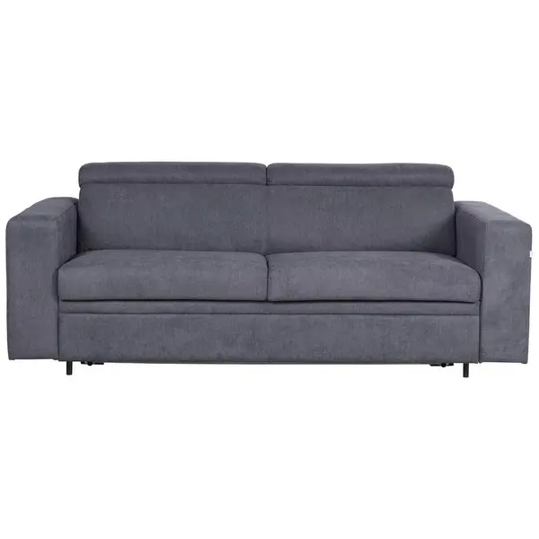 Canapea Extensibilă, textil, gri-albăstrui
