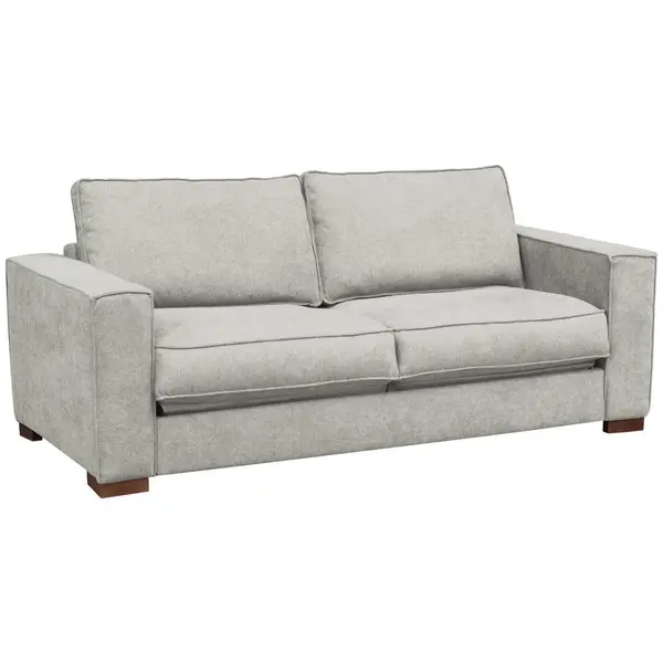 Canapea Extensibilă, textil, gri deschis