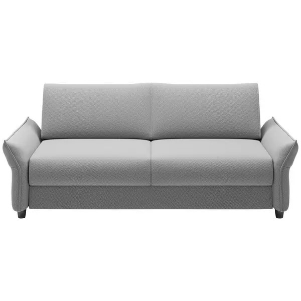 Canapea Extensibilă, textil, gri deschis