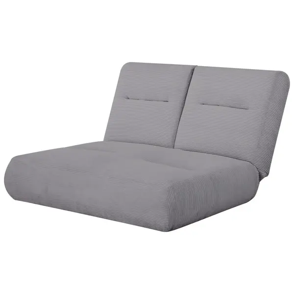 Canapea Extensibilă, textil, gri