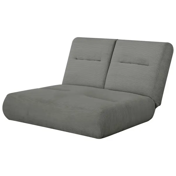 Canapea Extensibilă, textil, gri închis